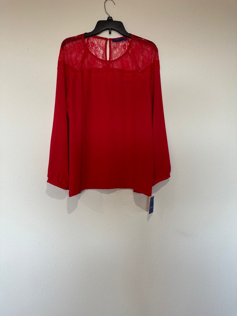 APT.9 Sheer Lace Blouse