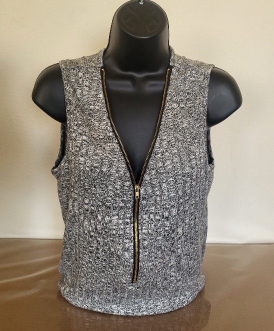 Ambiance Zipper Tank Top